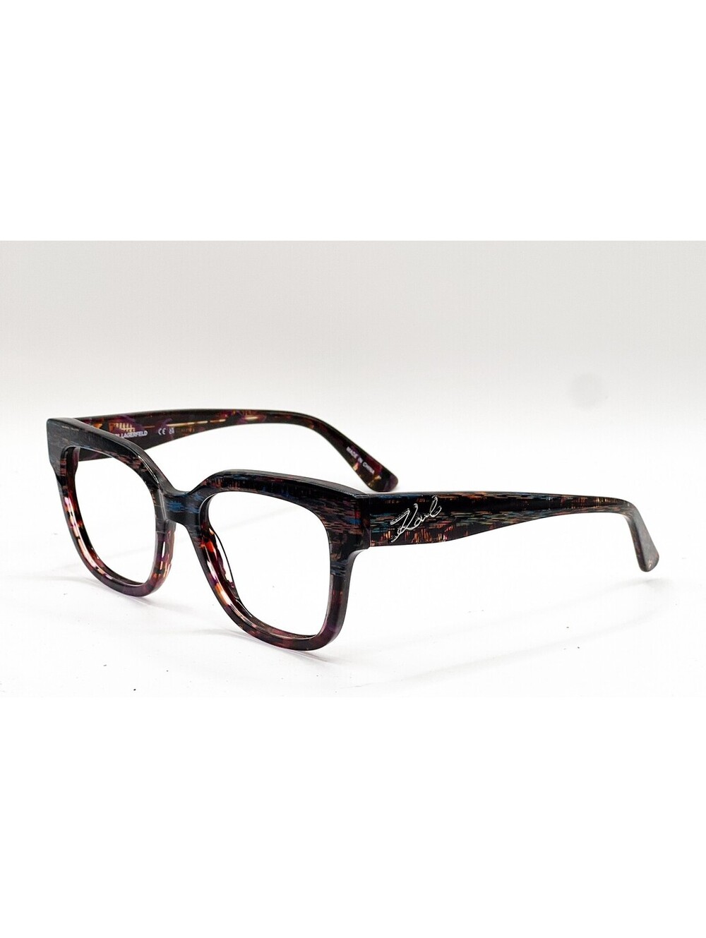 Karl Lagerfeld Kl6030 960 Purple Tortoise Square Authentic Eyeglass Frames 52-18